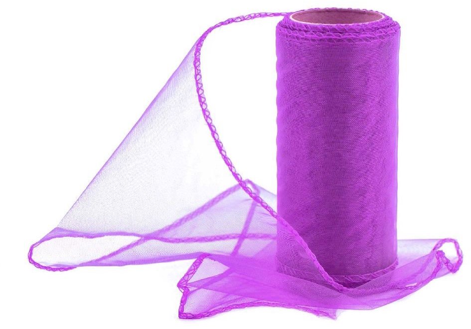 Vikpap Organza 12 cm/10y fialová