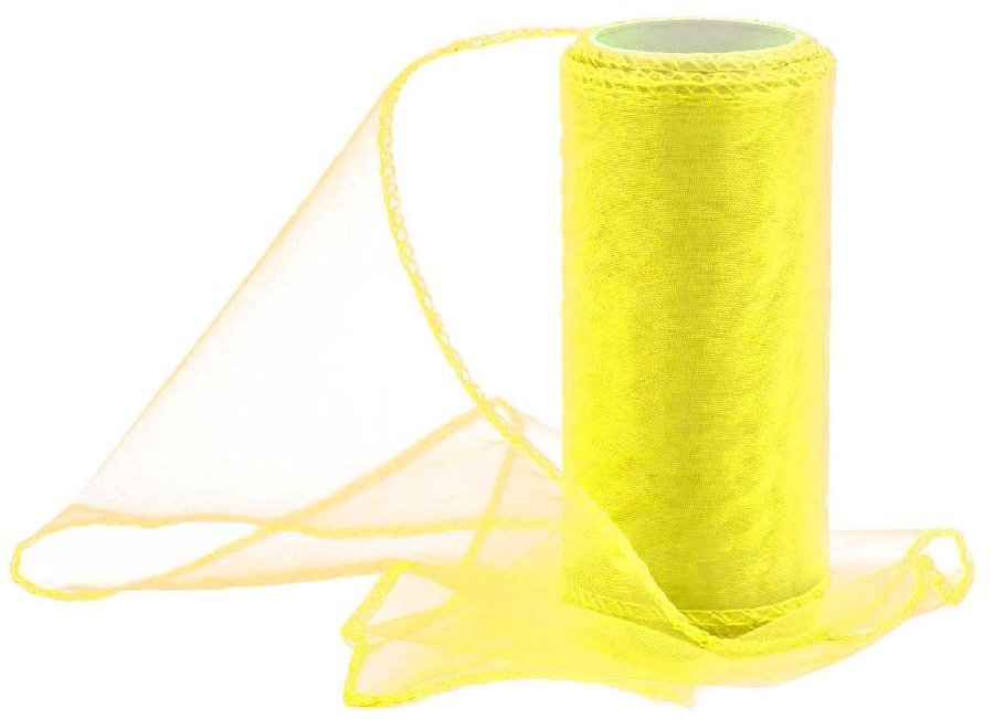 Vikpap Organza 12 cm/10y citrónová