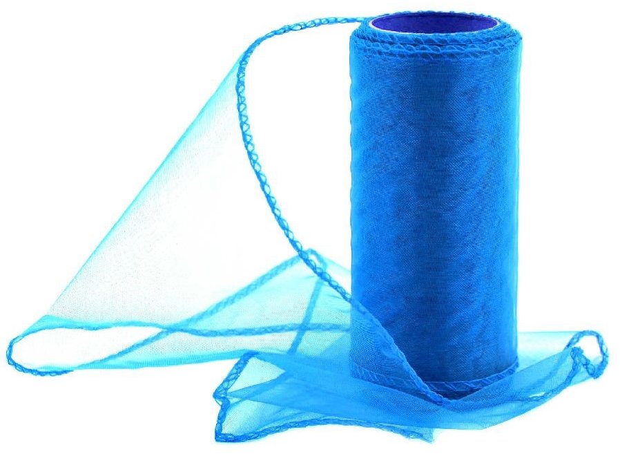 Vikpap Organza 12 cm/10y královsky modrá