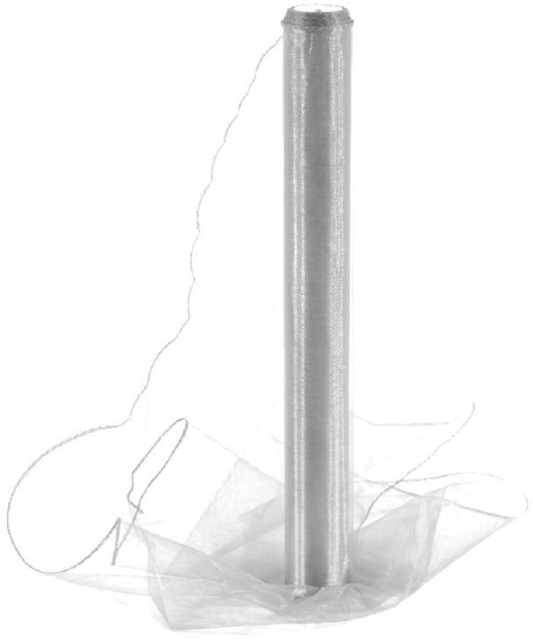 Vikpap Organza 40 cm/10y stříbrná