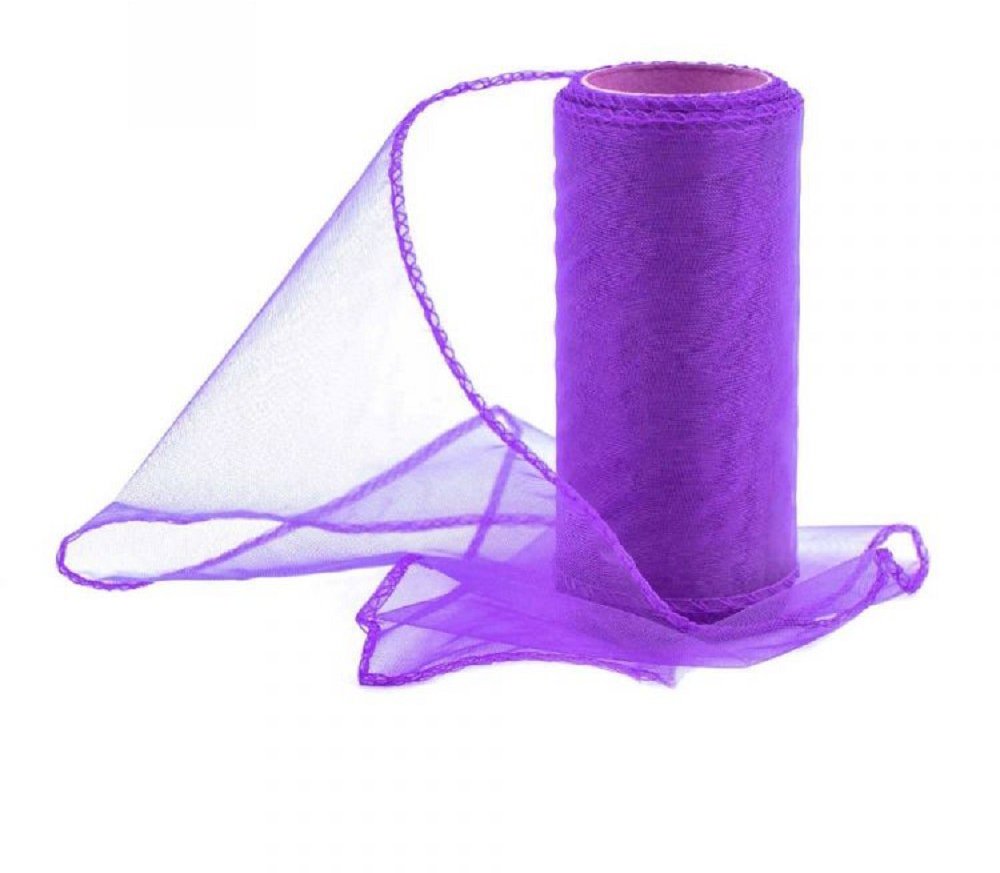 Vikpap Organza 12 cm/10y tmavě fialová