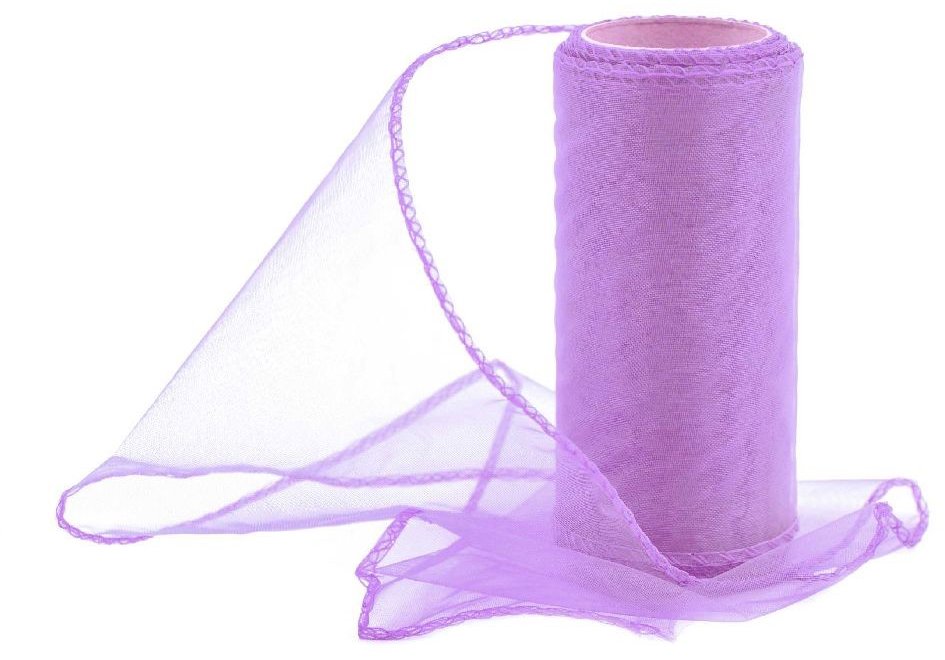 Vikpap Organza 12 cm/10y světle levandulová