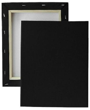 Plátno na rámu Vikpap - černé plátno na rámu