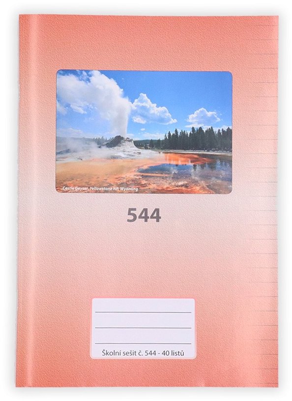 Linkovaný sešit PAPÍRNA MARTINÍK formátu A5 s 40 listy.