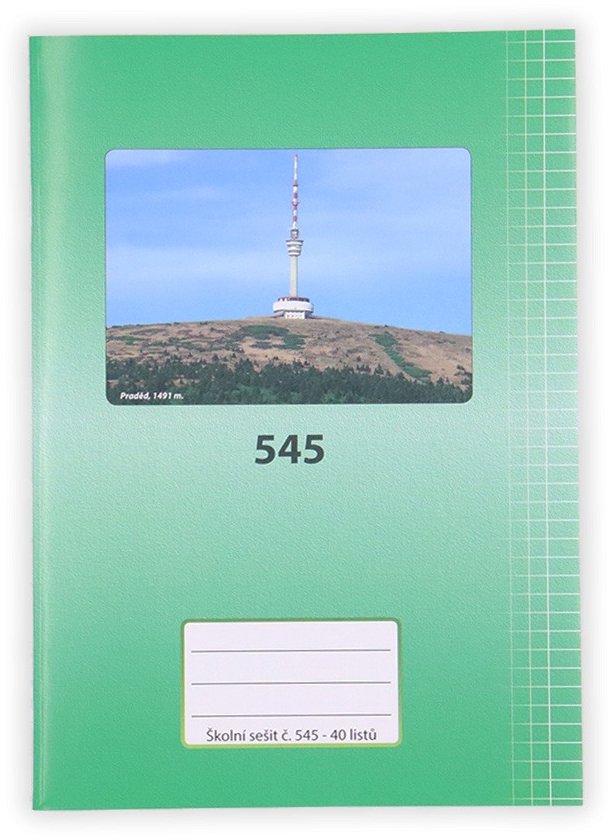PAPÍRNA MARTINÍK 545, A5 čtverečkovaný, 40 listů