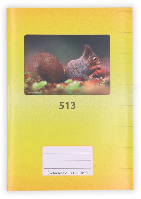 Linkovaný sešit PAPÍRNA MARTINÍK formátu A5 s 40 listy.