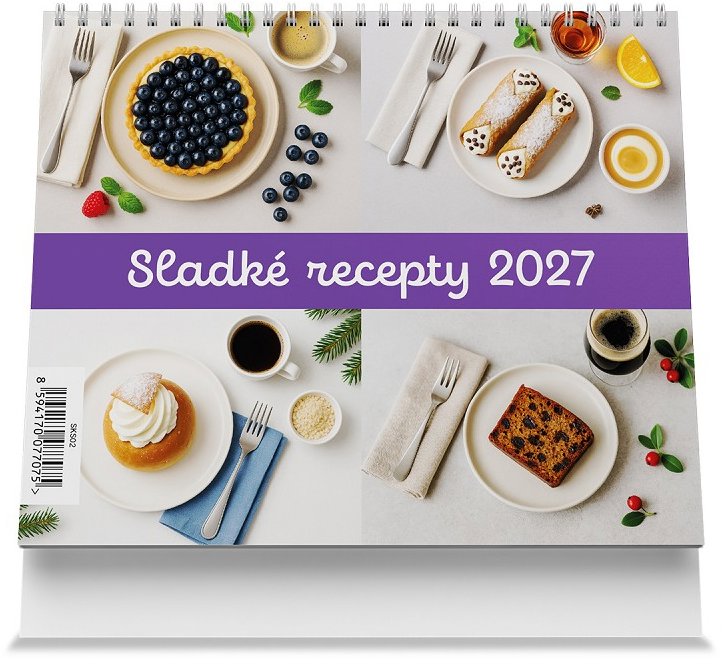 Vikpap Sladké recepty 2027, 17,5 × 14 cm