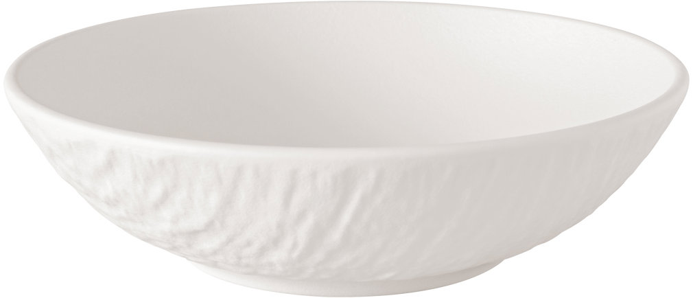 Villeroy & Boch Mělká miska na Dezert z kolekce Manufacture Rock Blanc