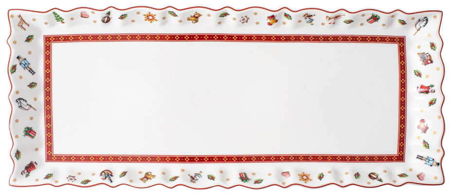 VILLEROY & BOCH Vánoční servírovací tác TOY'S DELIGHT obdélníkový
