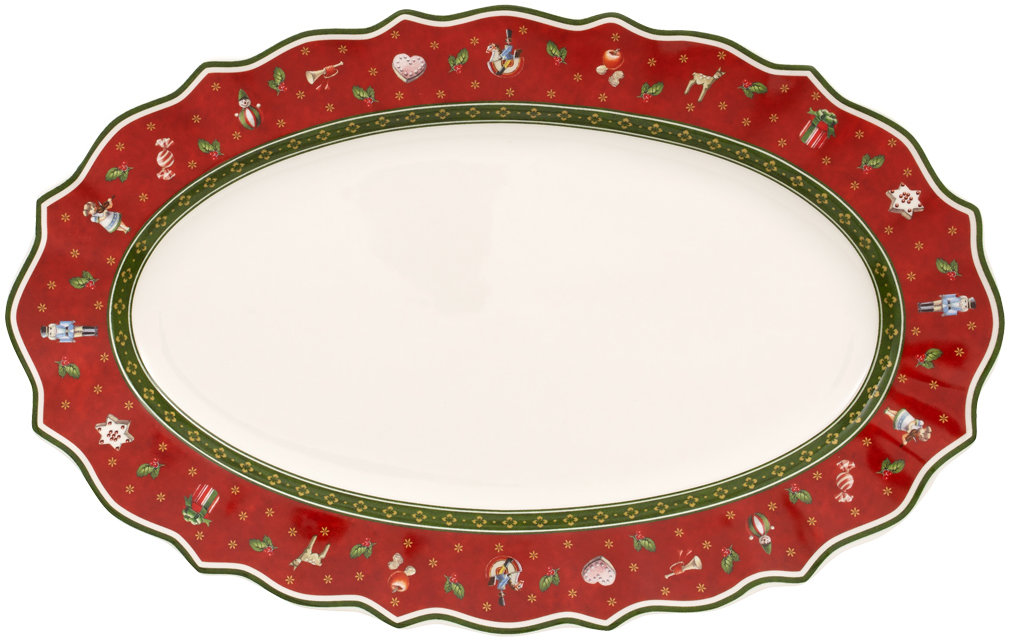 VILLEROY & BOCH Vánoční servírovací tác TOY'S DELIGHT oválný, malý