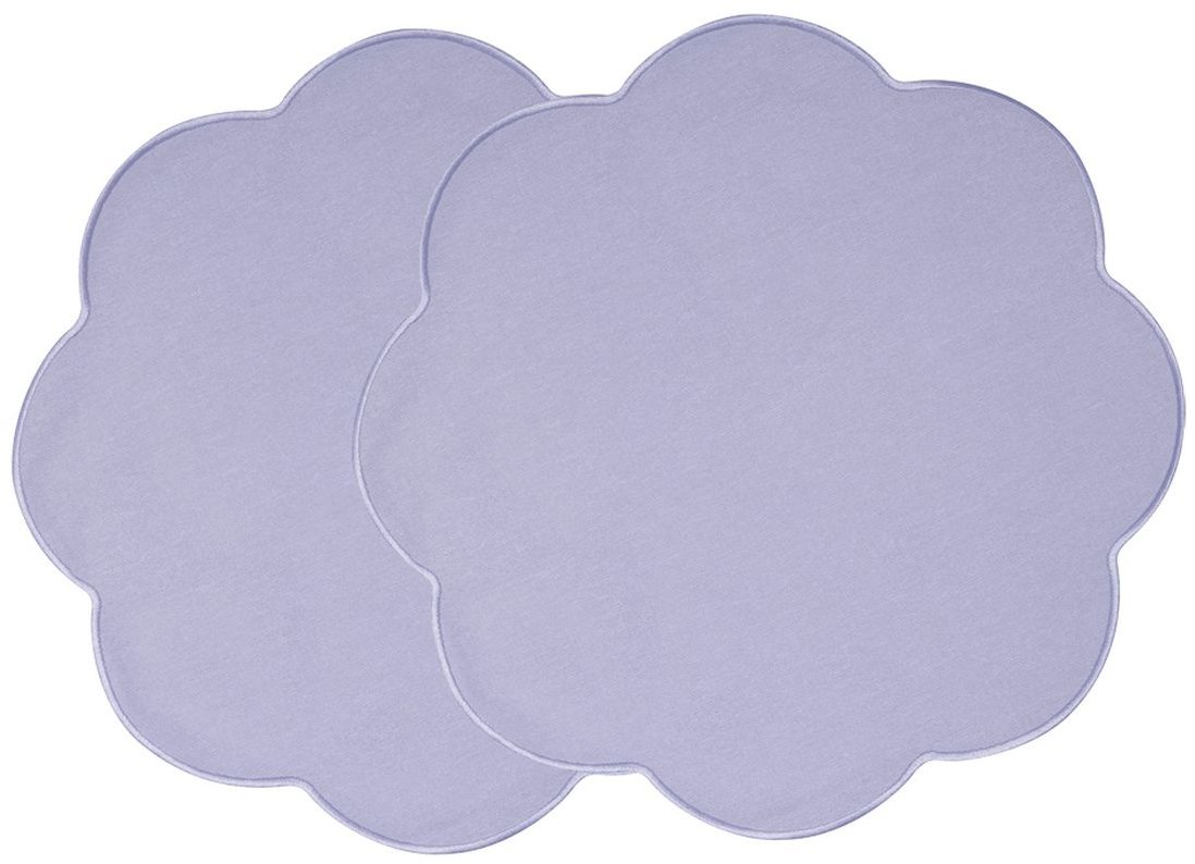 VILLEROY & BOCH Textilní ubrousek z kolekce Fleur Accessoires Bleu 40 × 40 cm, 2 ks