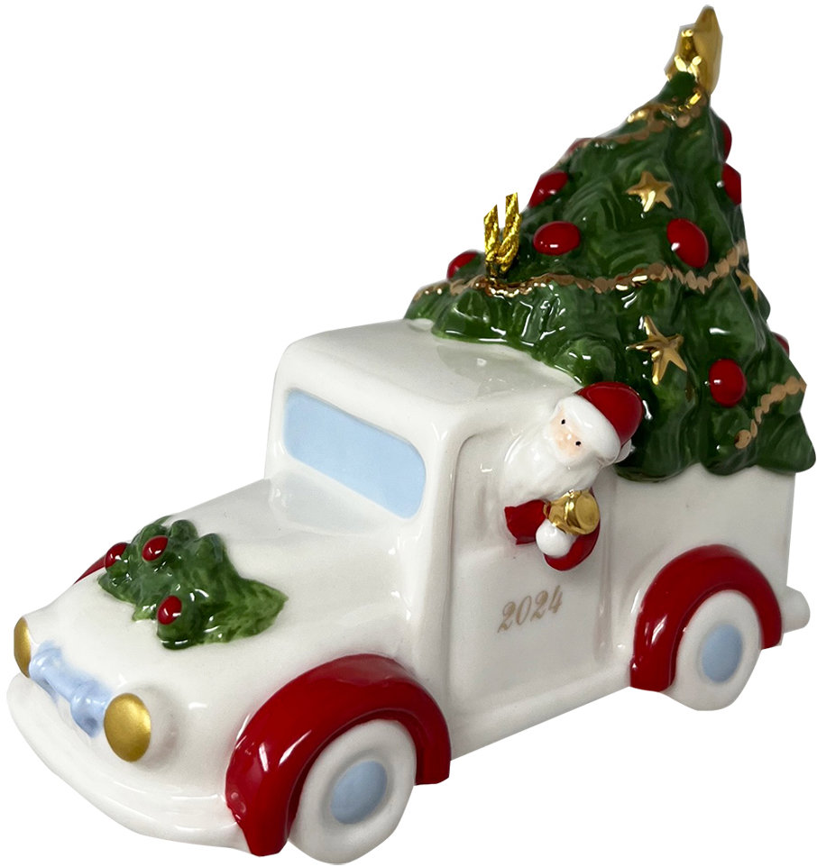 VILLEROY & BOCH Vánoční ozdoba z kolekce Christmas classics 2024 Pick-up se stromkem