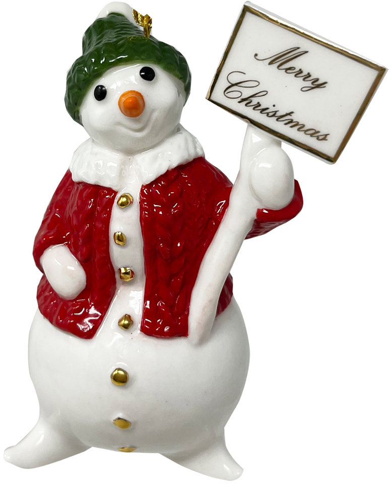 VILLEROY & BOCH Vánoční ozdoba z kolekce Christmas classics 2024 Sněhulák