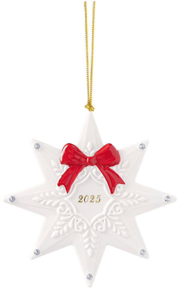 VILLEROY & BOCH Vánoční ozdoba z kolekce Christmas classics 2025 Hvězda