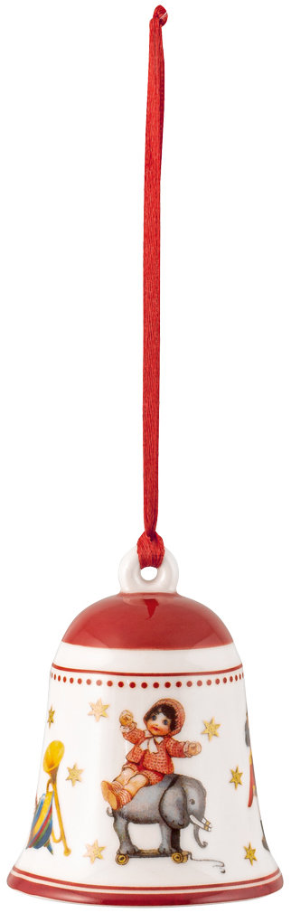 VILLEROY & BOCH Vánoční ozdoba z kolekce My christmas tree Zvonek červený