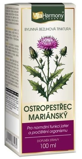 VitaHarmony Ostropestřec mariánský tinktura 100 ml