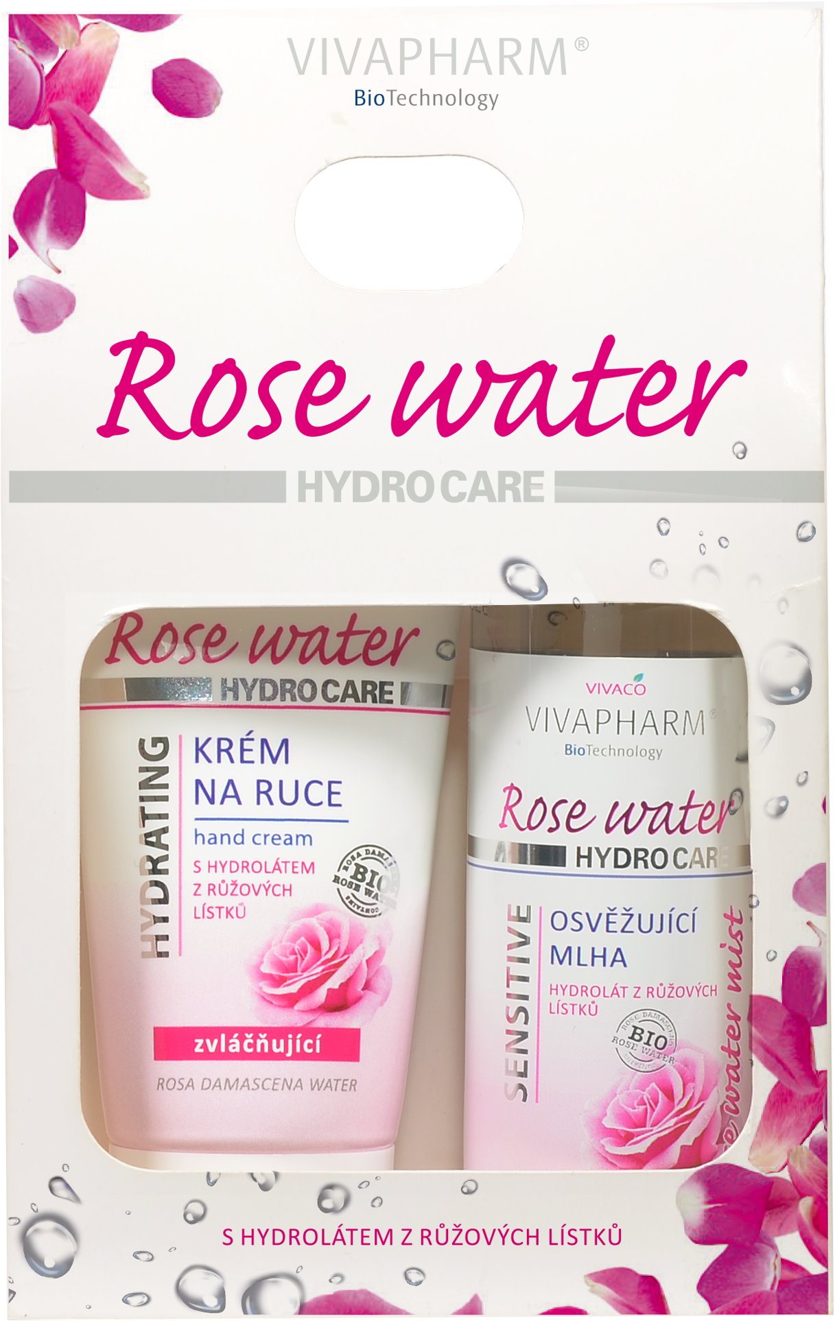 VIVACO Dárková kazeta Rose Water 175 ml