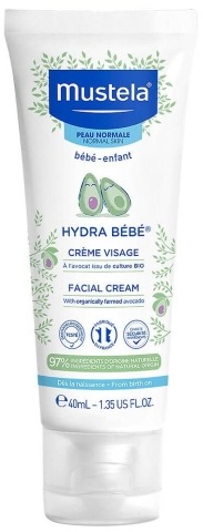 Mustela Dětský hydratační krém na obličej Hydrabebe  40 ml