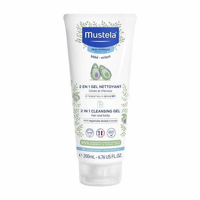 Mustela Dětský sprchový gel na tělo a vlasy  200 ml
