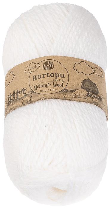 BELLATEX Melange Wool 100 g - 010 bílá