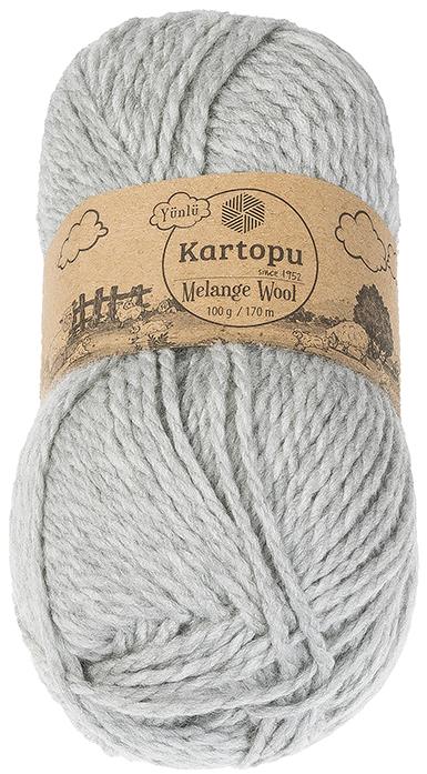 BELLATEX Melange Wool 100 g - 1000 melír šedý