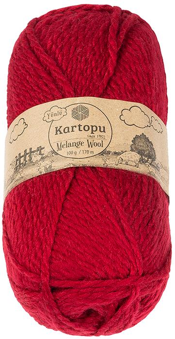 BELLATEX Melange Wool 100 g - 2117 červená