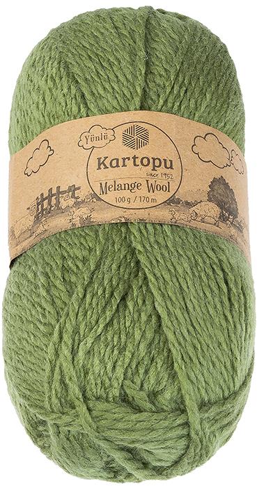 BELLATEX Melange Wool 100 g - 430 zelená