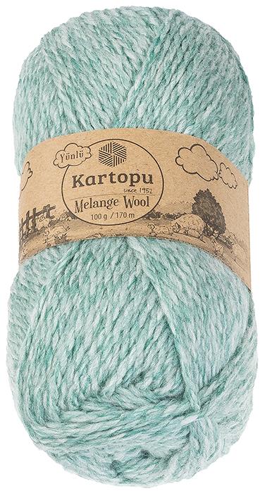 BELLATEX Melange Wool 100 g - 9000 melír zelený