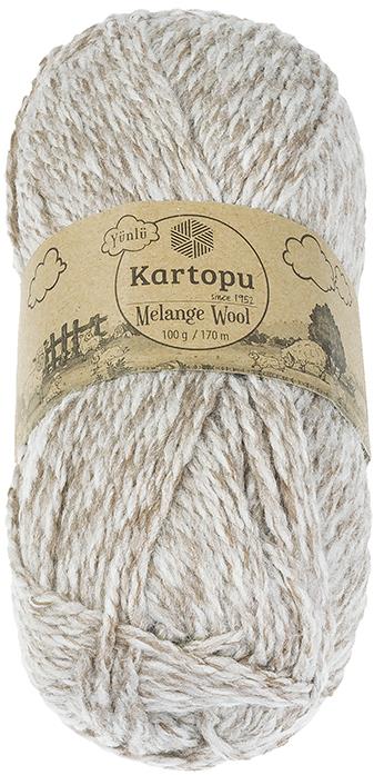 BELLATEX Melange Wool 100 g - 9002 melír béžový