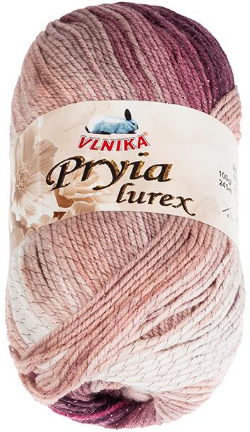 BELLATEX Příze Pryia lurex 100 g - 304 růžová, vínová