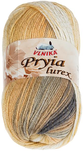 BELLATEX Příze Pryia lurex 100 g - 315 béžová, bílá