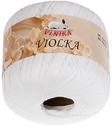 BELLATEX Příze Violka 50 g - 100 bílá