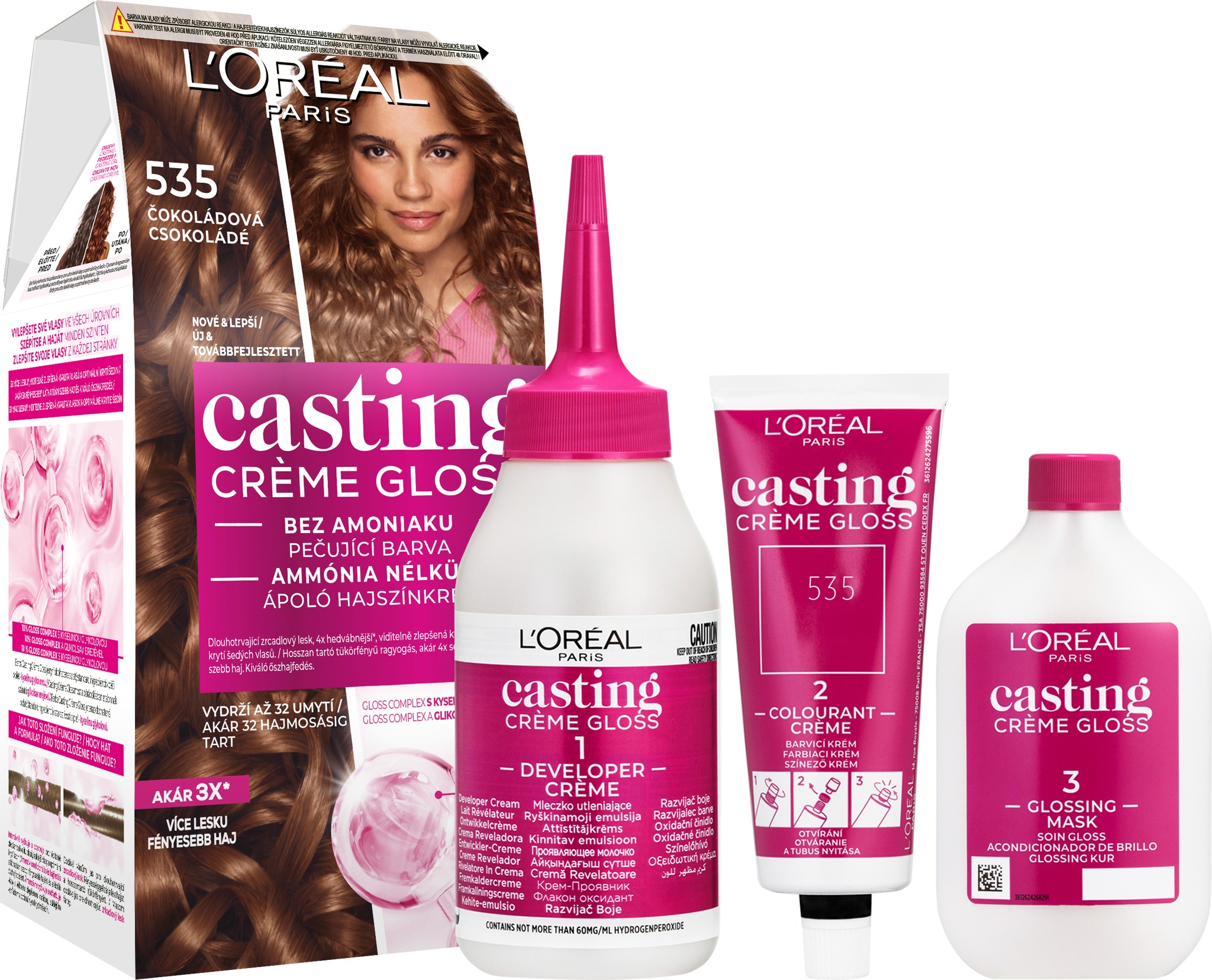 L'ORÉAL PARIS Casting Creme Gloss 535 Čokoládová