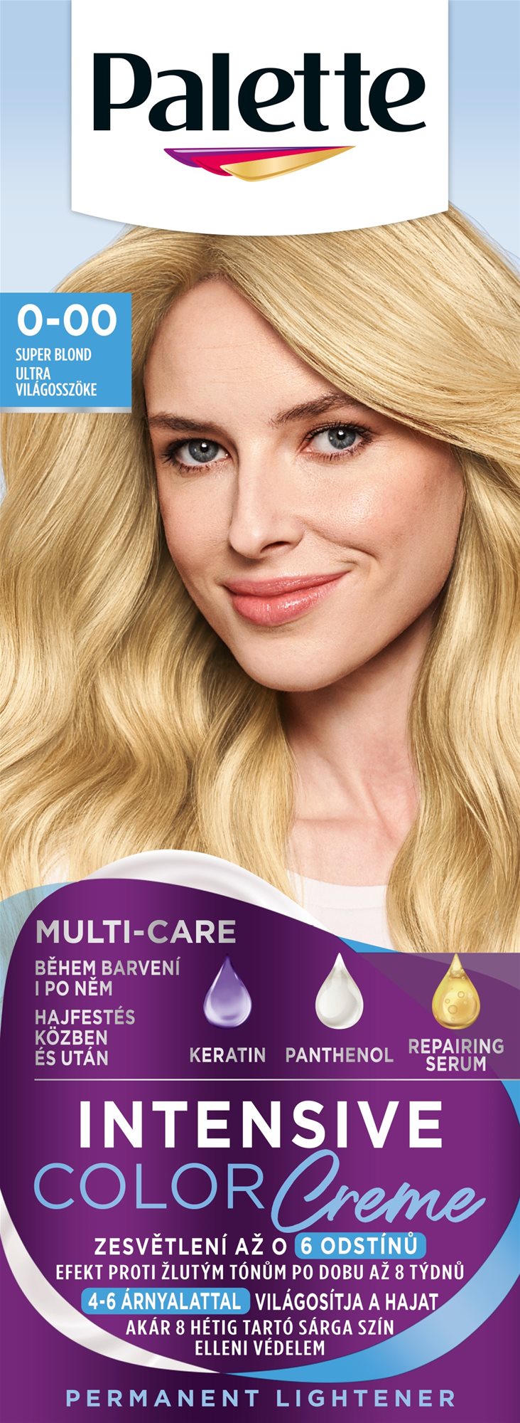 SCHWARZKOPF PALETTE Intensive Color Cream 0-00 (E20) Super blond