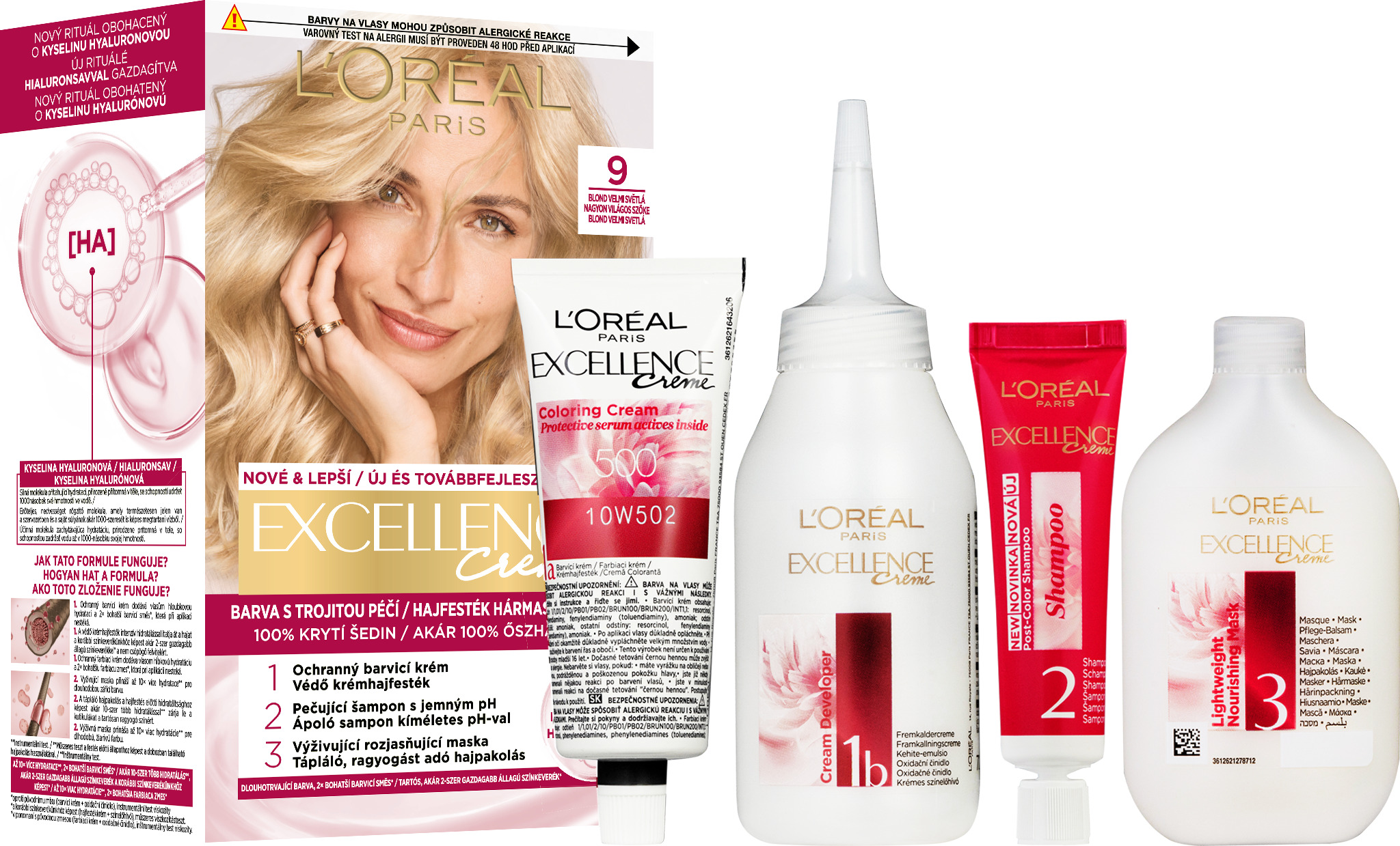 L'ORÉAL PARIS Excellence 9 Blond velmi světlá