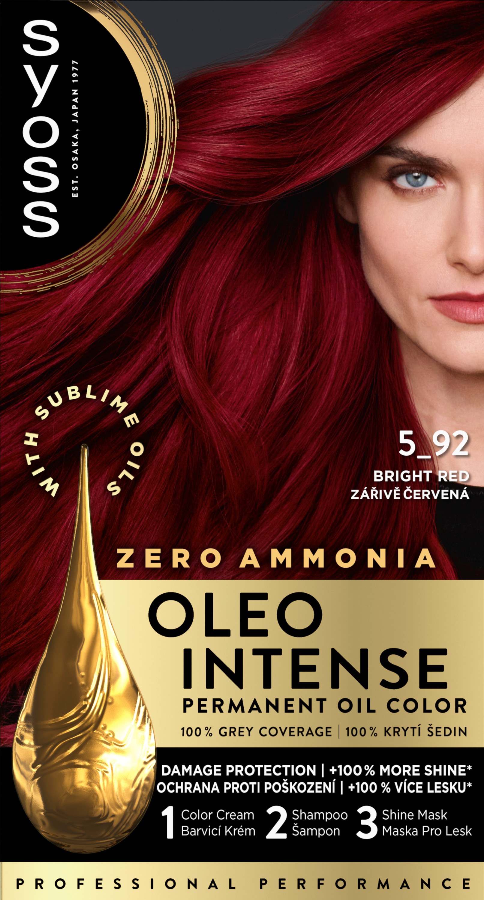 SYOSS Oleo Intense 5-92 Zářivě červený 50 ml