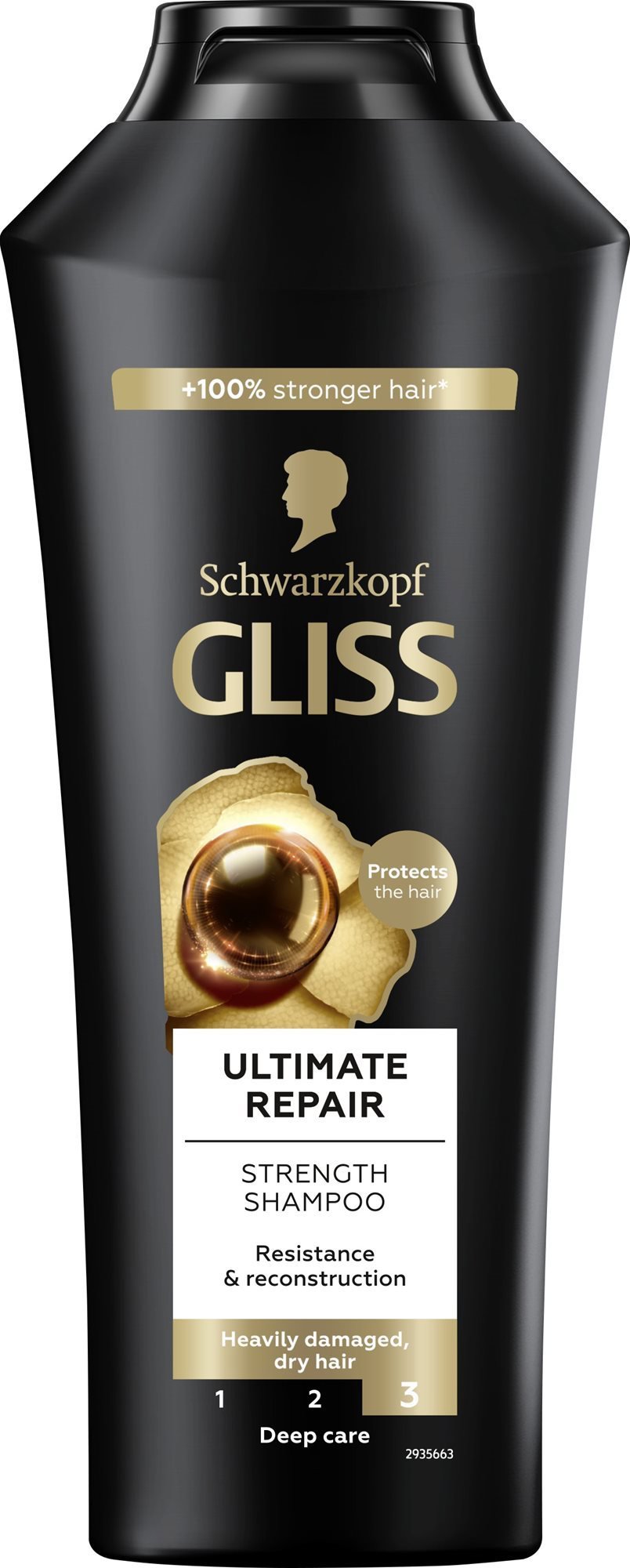 SCHWARZKOPF GLISS posilující šampon Ultimate Repair 400ml