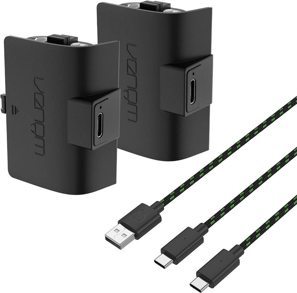 VENOM VS2883 Xbox Series S/X & One Black High Capacity Twin Battery Pack + 3m kabel