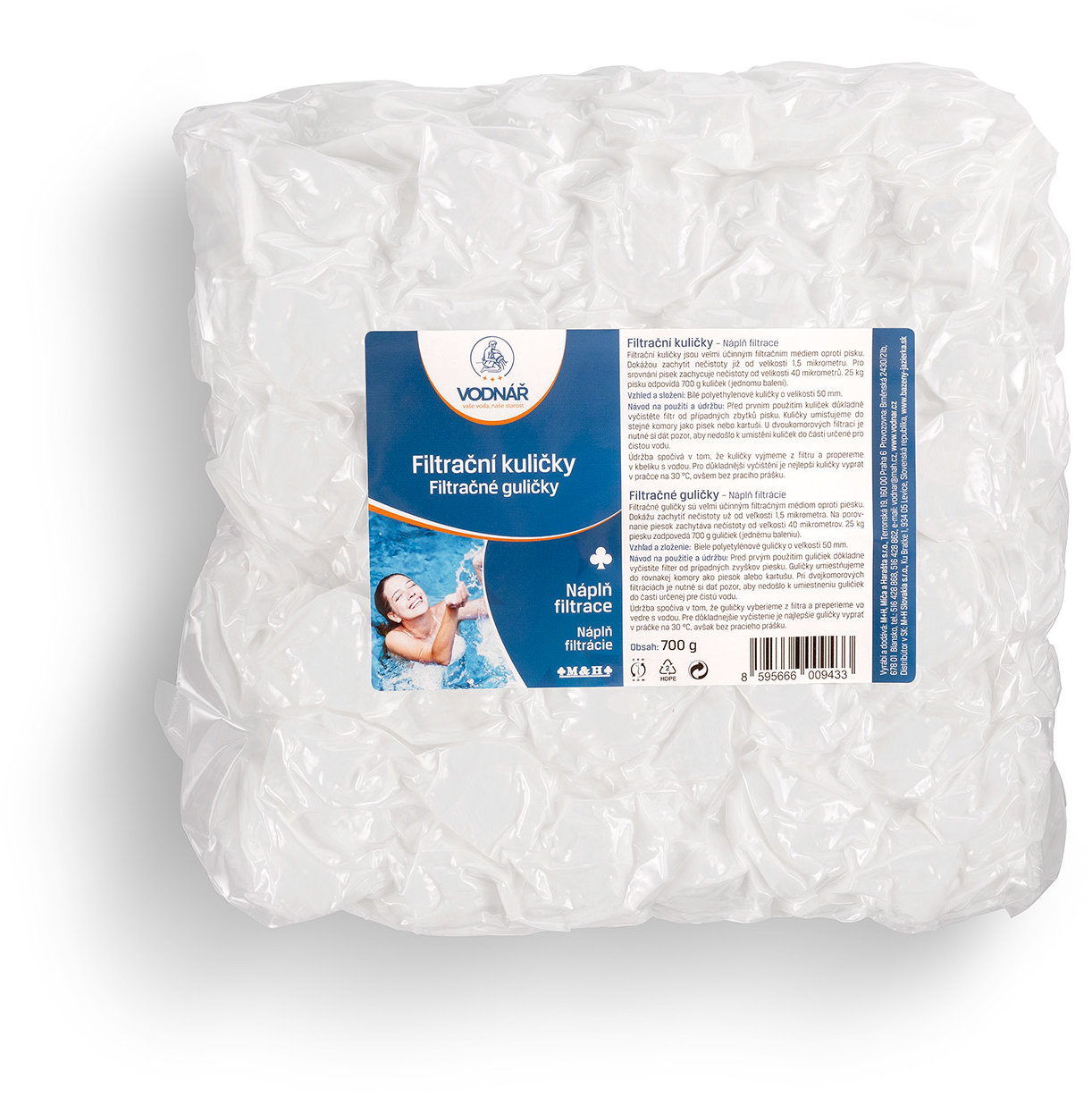 Vodnář Filtrační kuličky 0,7 kg