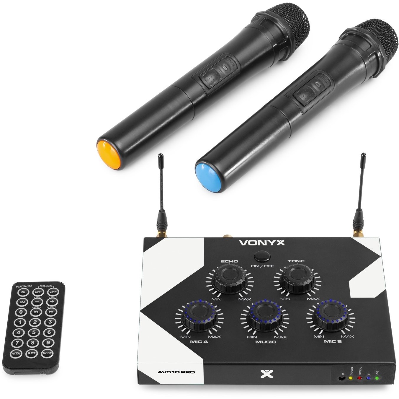 Vonyx AV510 Karaoke Mikrofonní set s pultem