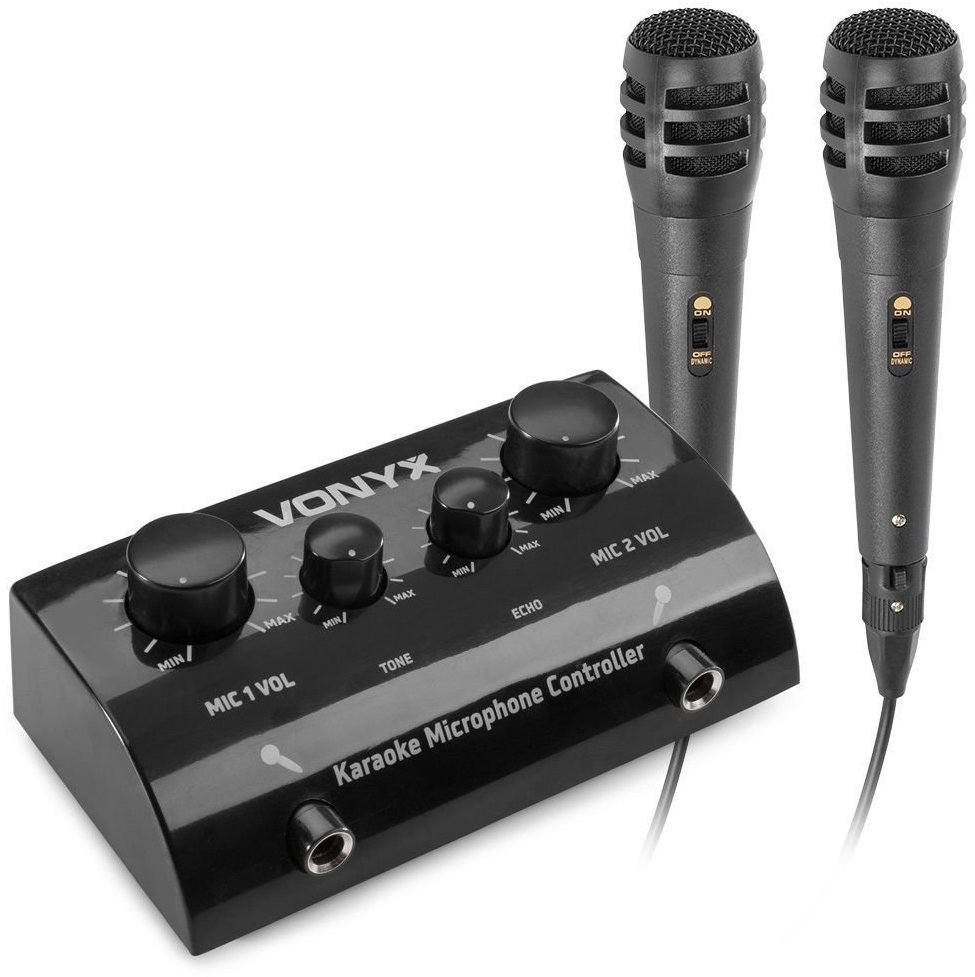 Vonyx AV430B Karaoke Microphone Controller, černý