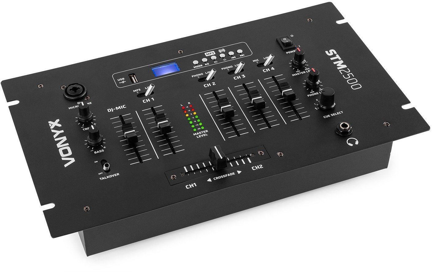 Vonyx STM2500 5 - Channel Mixer USB / MP3 With BT