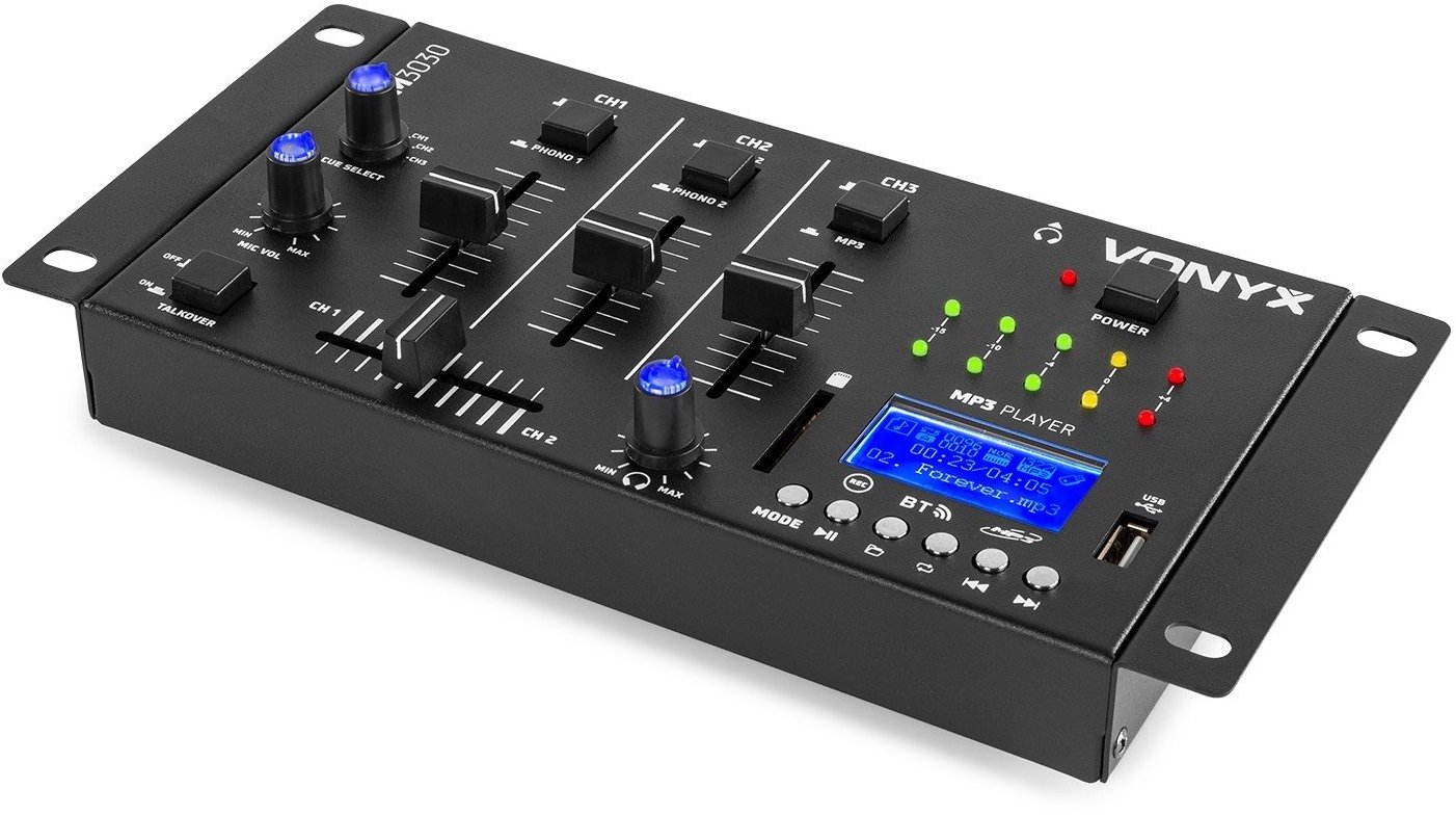 Vonyx STM3030 4 - Channel Mixer USB / MP3 / BT / REC