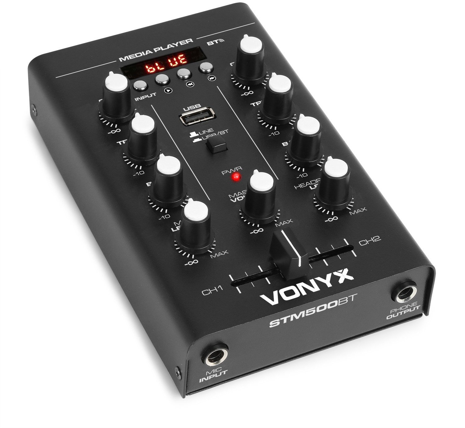 Vonyx STM500BT 2 - Channel Mixer USB / MP3 / BT