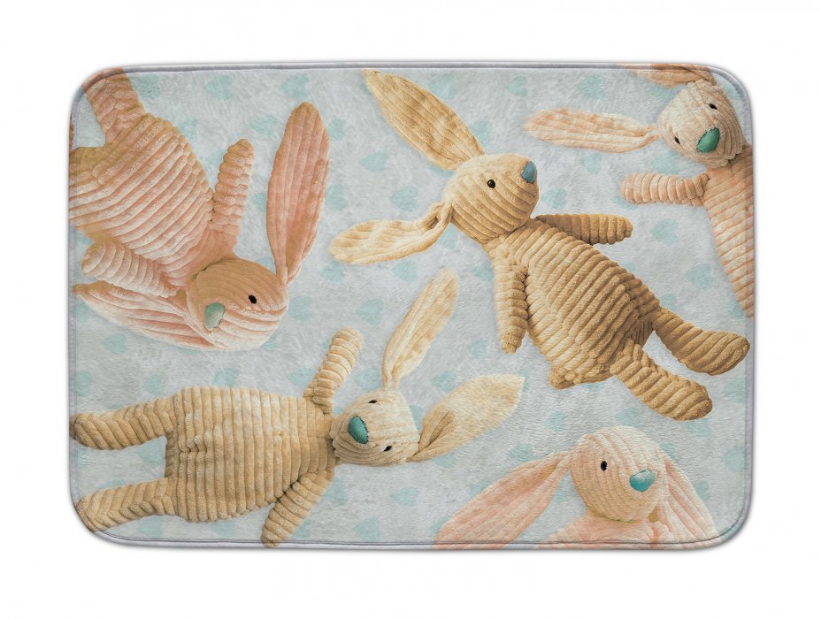 Vopi Dětský koberec Ultra soft Králík 75 × 95 cm