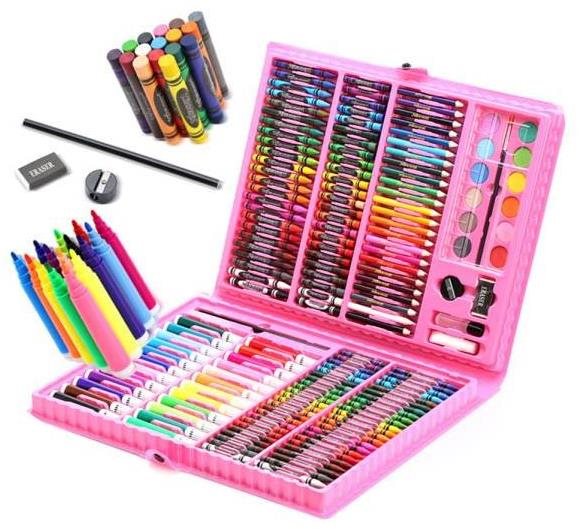 ISO 9174 Výtvarná sada Mega Art Set 168 ks růžová