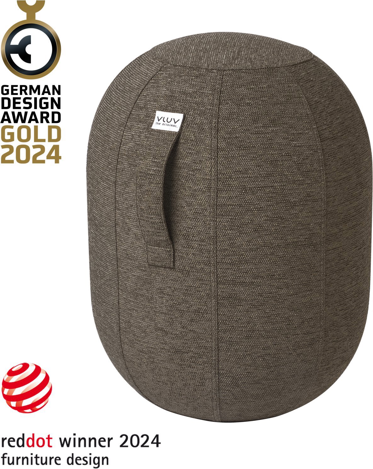 VLUV Kapsul Stov M Greige - moderní sedací míč pro zdravé sezení