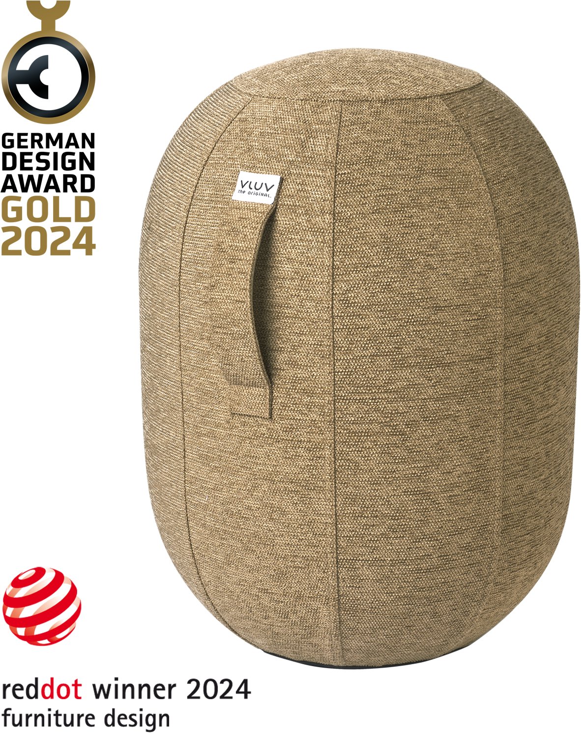 VLUV Kapsul Stov M Macchiato - ergonomický sedací míč