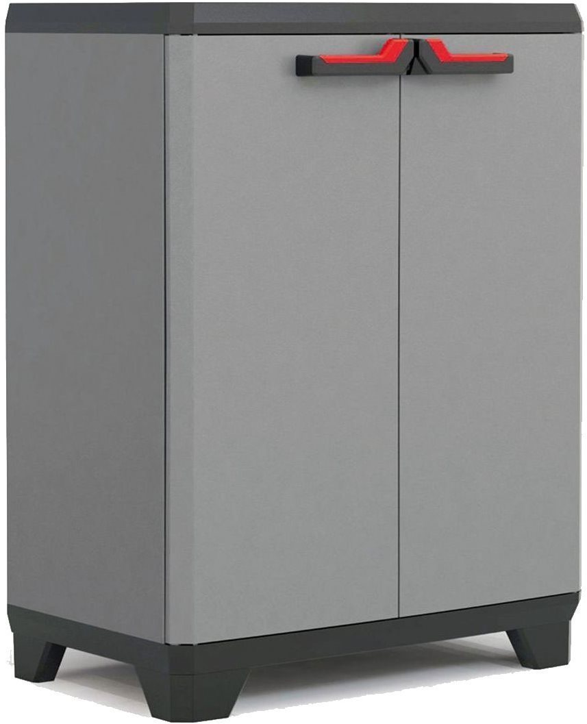KIS Zahradní skříň STILO LOW CABINET, 90 × 68 × 39 cm, šedá