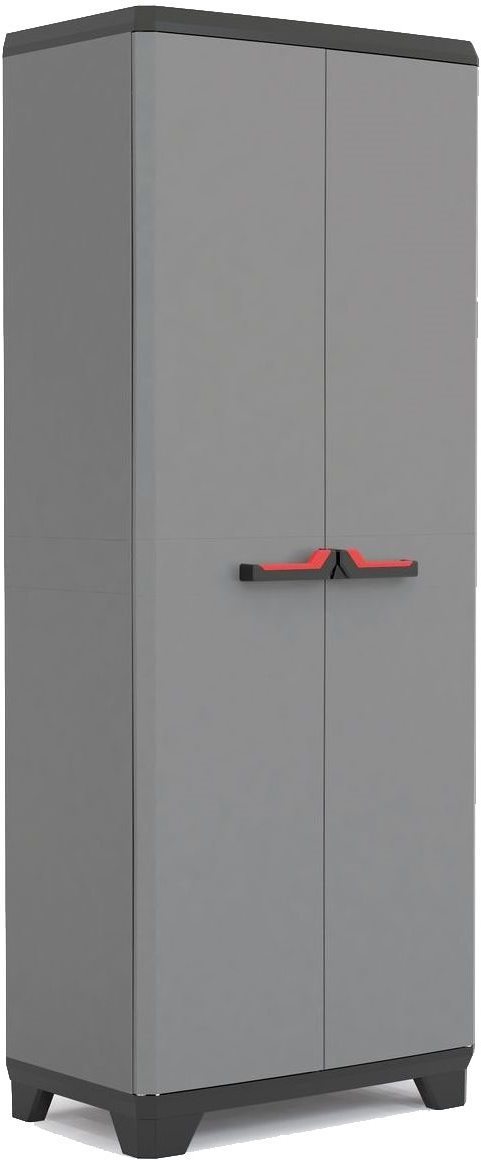 KIS Zahradní skříň STILO HIGH CABINET, 173 × 68 × 39 cm, šedá